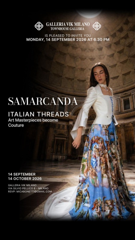 INAUGURAZIONE IL 14 SETTEMBRE A MILANO DELLA MOSTRA “TRAME D’ITALIA”