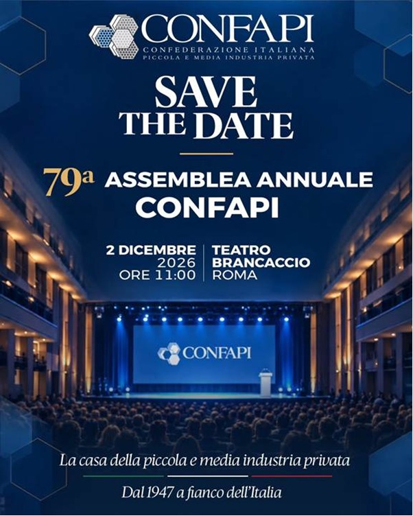 Confapi: Assemblea Nazionale e Cena di Natale 2026