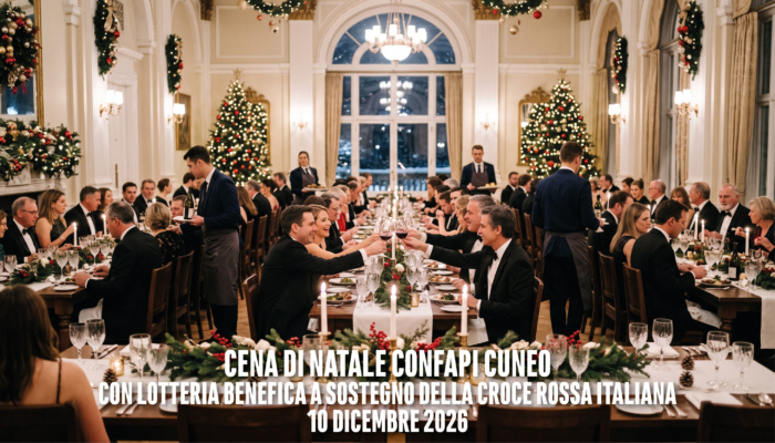 Cena di Natale Confapi Cuneo: una serata di convivialità e solidarietà